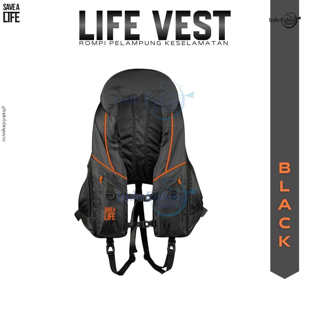 LIFE JACKET ROMPI PELAMPUNG BAJU PELAMPUNG VEST Safe A Life JAKET PELAMPUNG MANCING DAN OLAHRAGA