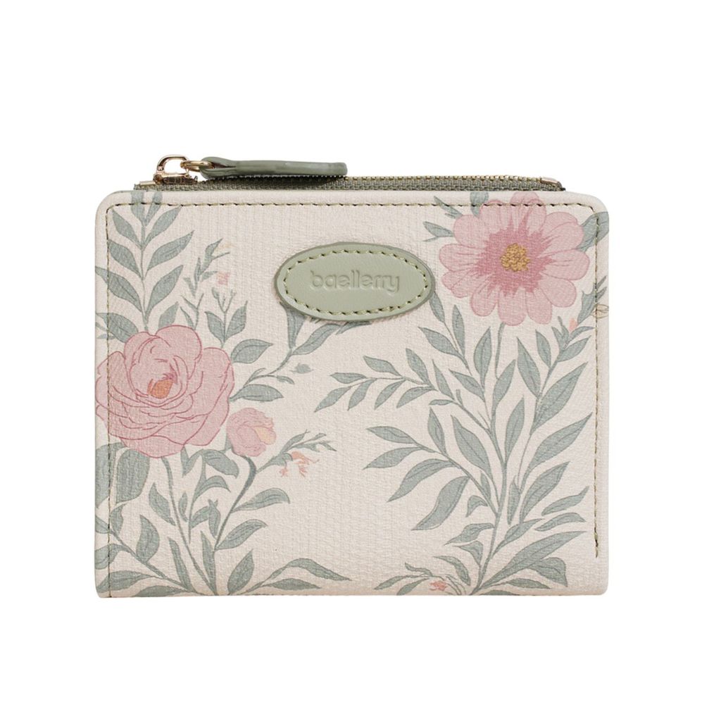 Dompet Lipat Wanita Elia Desain Cantik Hijau Terbaru Murah Remaja Kekinian WA1232G3