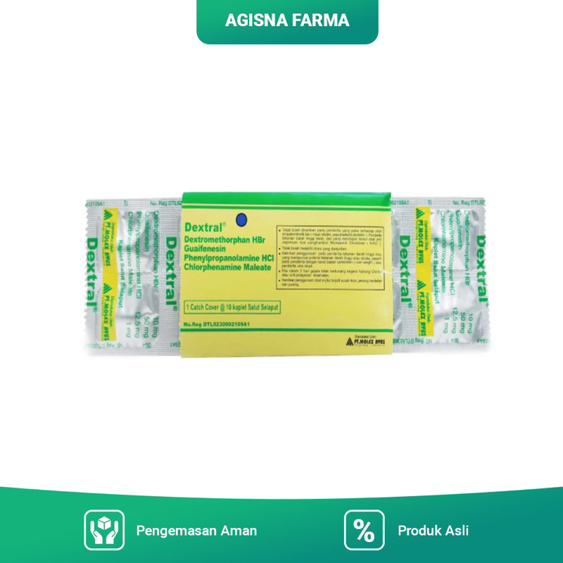 Dextral tablet perbox