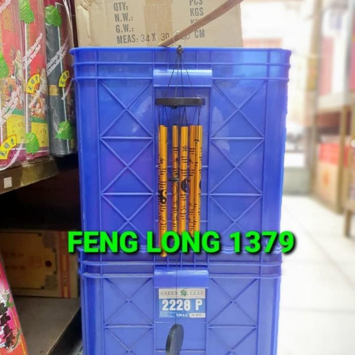 Feng Ling | Lonceng Angin | Genta Angin | Wind Chime | Fung Ling Seri Kecil - Bagua Emas