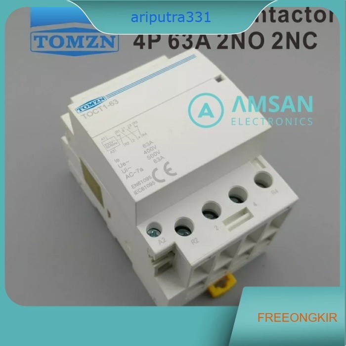 TOMZN TOCT1 4P 63A Kontaktor 4NO 4NC 2NC2NO 2NO 2NC 220V