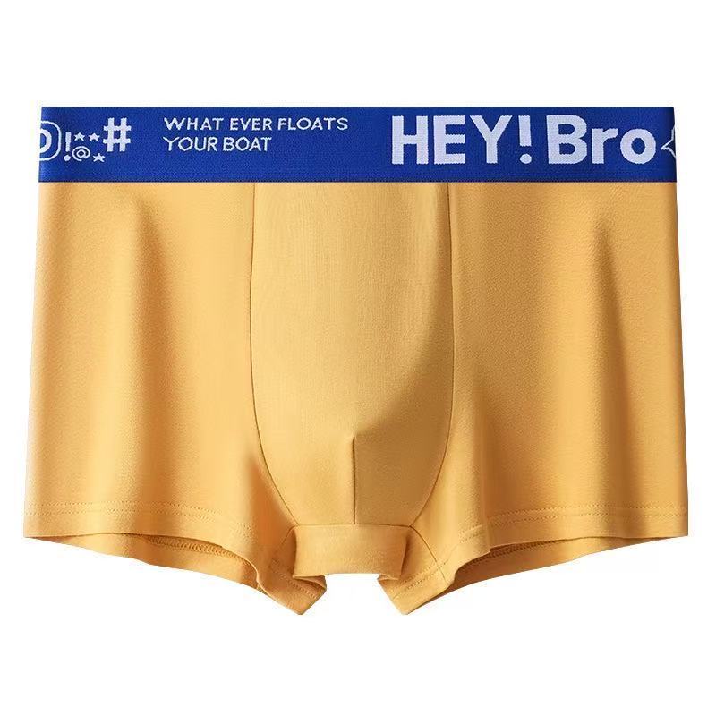 COD   HOHO_HWANG (C-223) Pica Lela Boxer Hey Bro Celana Dalam Pria Nyaman Dipakai Bahan Katun High Q