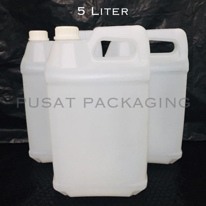 GOJEK GRAB Jerigen 5 Liter HDPE Segel / Jerry Can / Botol 5000ml / 5kg (1 BAL)