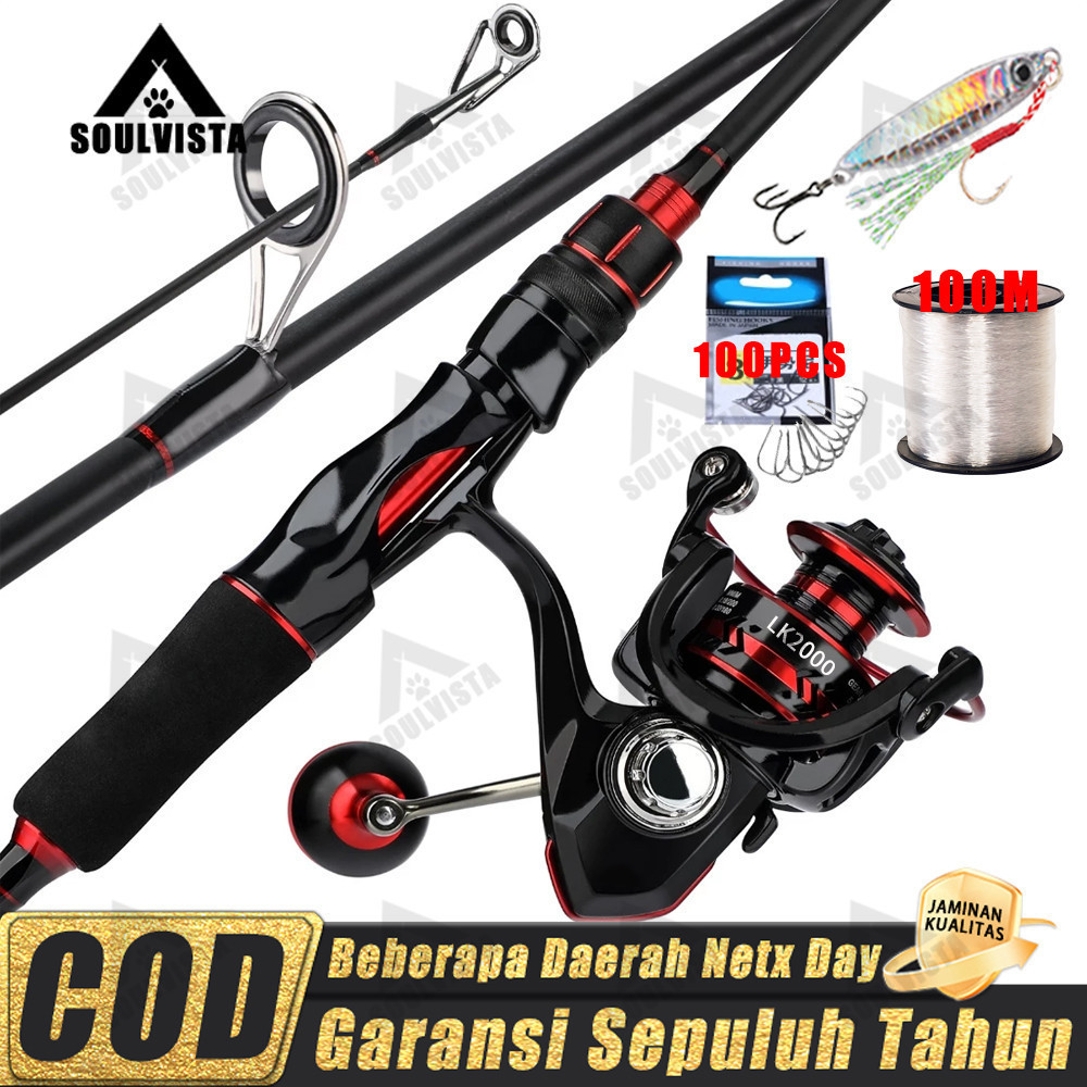 Joran Pancing Set Pancing 1 Set Murah Pancing 1.65-2.4m  Joran Pancing Dengan Bahan Serat Karbon Jor