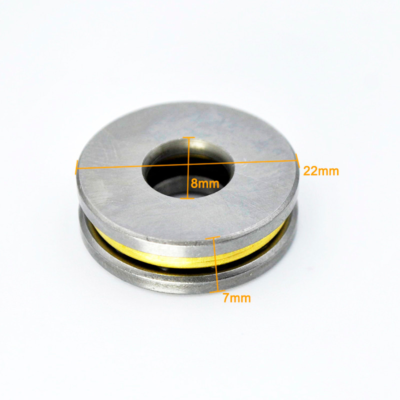 1pc F8-22M Mini Thrust Ball Bearing 7 f8 22m 11 balls 8*22*7mm Inner ameter 8mm Plane Planar Miniatu