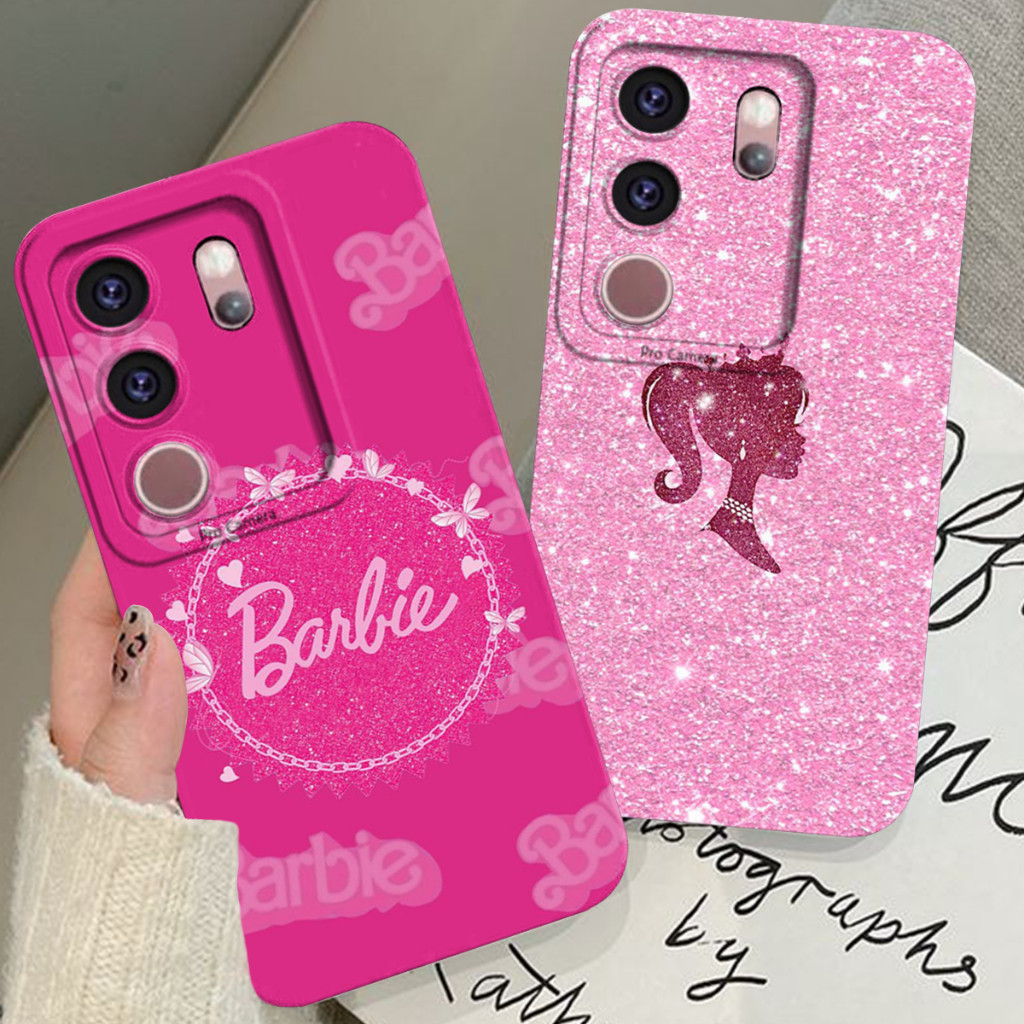 Softcase Vivo V29 5G 2023 Motif Barbie Cute - Case Barbie  Lucu - Case Kekinian - Case Terbaru - Cas