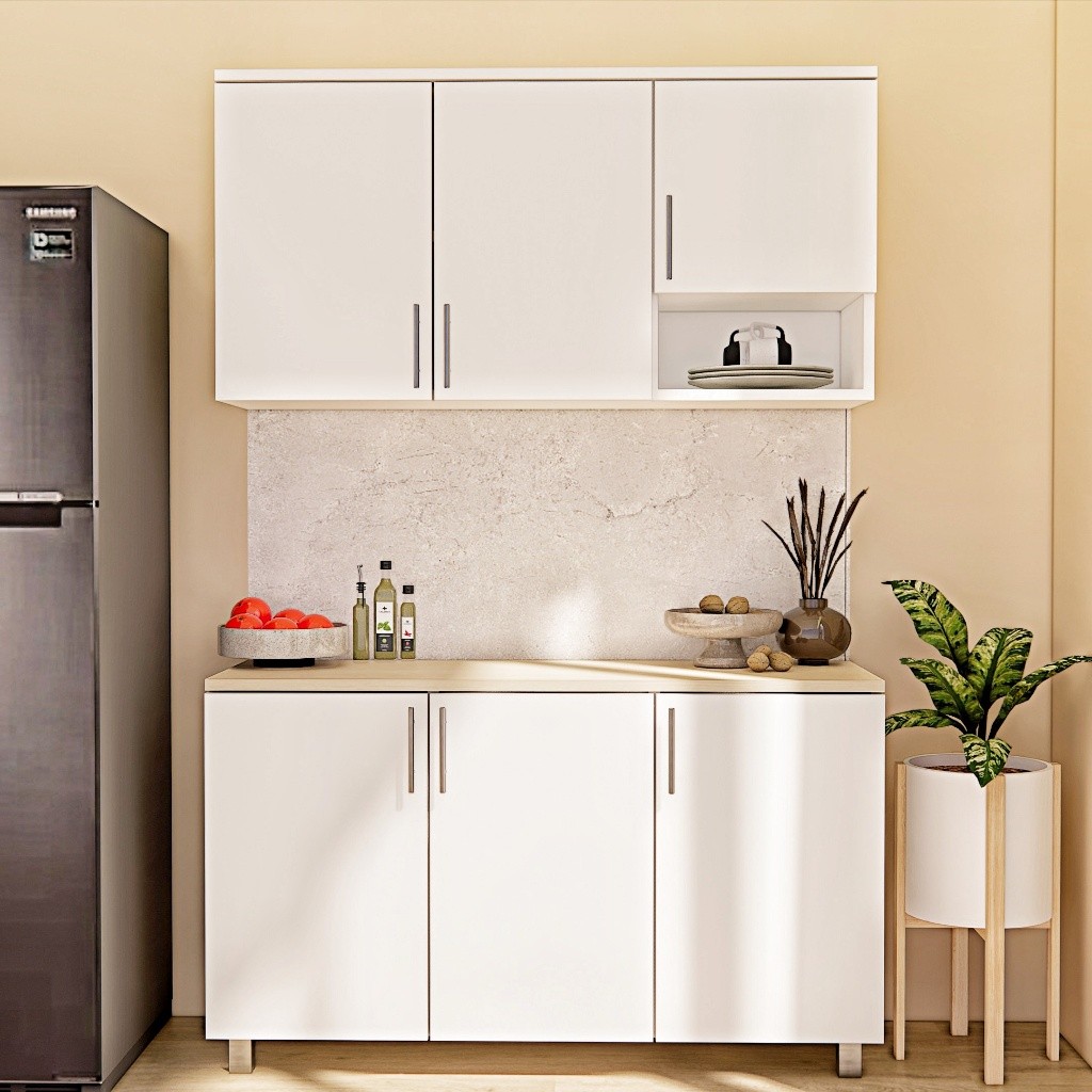 KITCHEN SET ATAS MINIMALIS LEMARI GANTUNG RAK DAPUR LEMARI DAPUR KITCHEN SET MURAH RAK GANTUNG