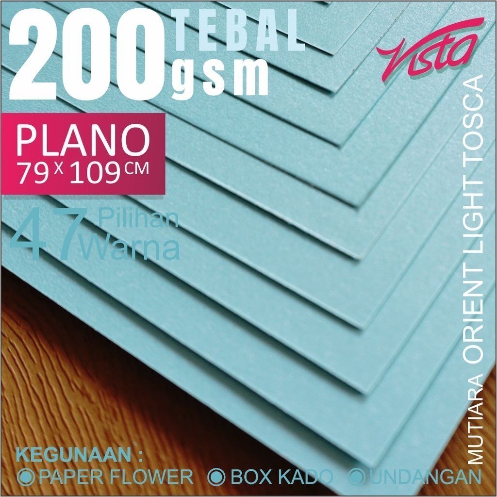 Kertas Jasmine Plano orient tosca (Paper Center)