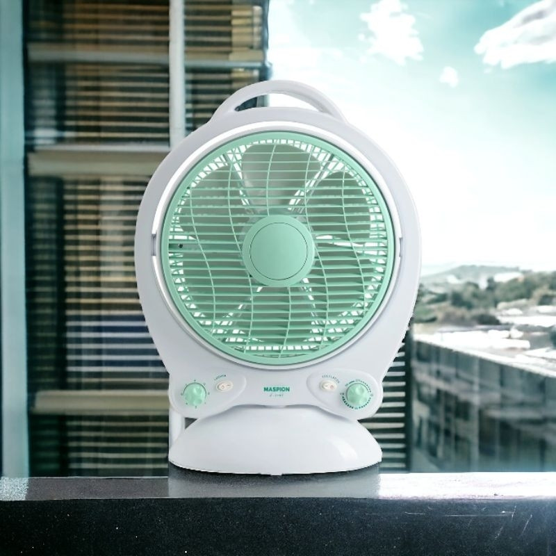 BOX FAN MASPION 12INCI 12 JF-2110 T HEMAT ENERGI, MOTOR 100%TEMBAGA