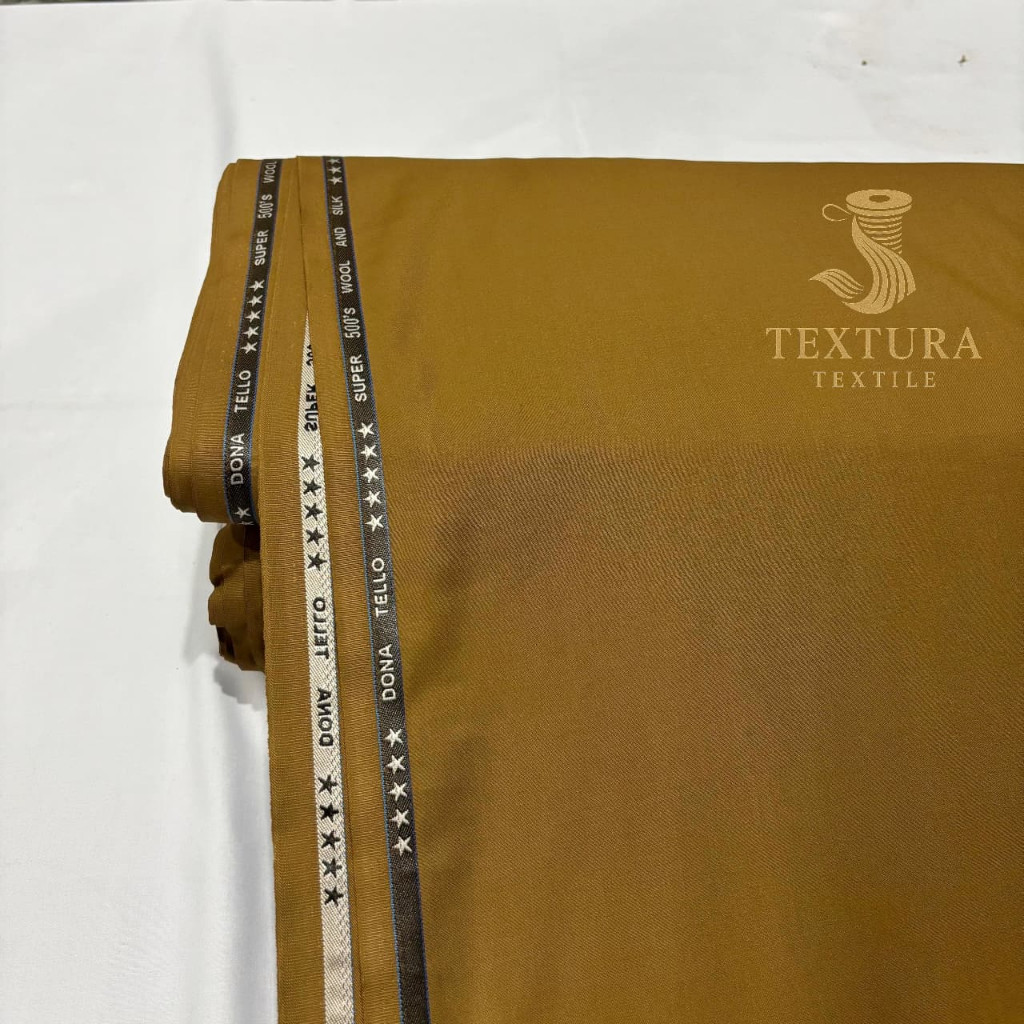 Kain PNS Pemda Khaki Premium Tebal Adem Bahan PDH Pria Wanita