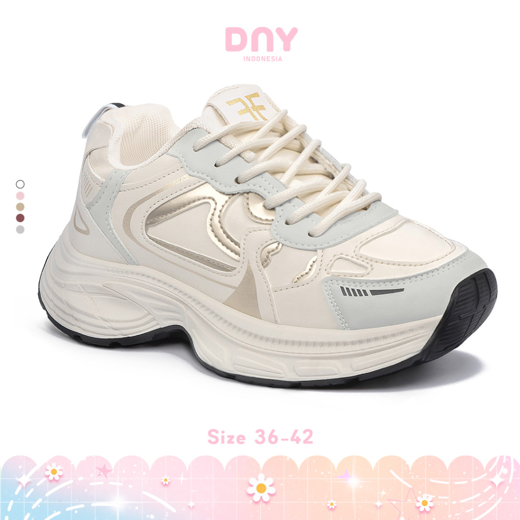 Sepatu DNY Sneakers Wanita Sport Casual Original 0518D