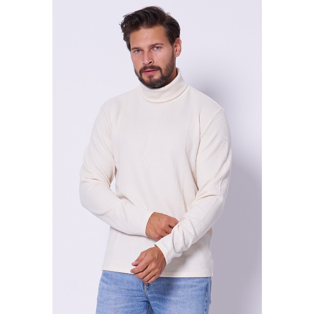 Guess Men - REEVES RIB ROLLNECK - M4BP23KCFB0