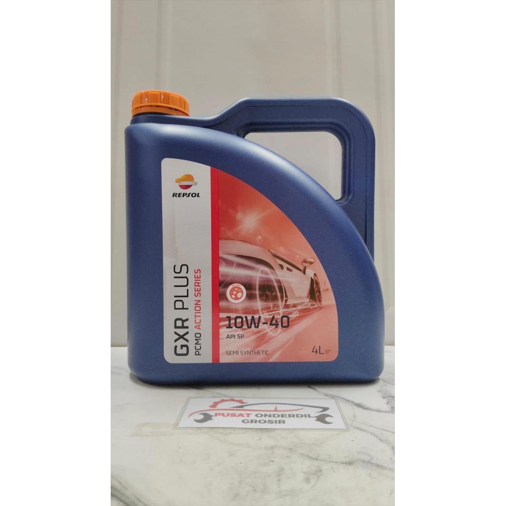 Oli Mesin Mobil Bensin Repsol GXR Plus PCMO 10W-40 SP 4 Liter Galon