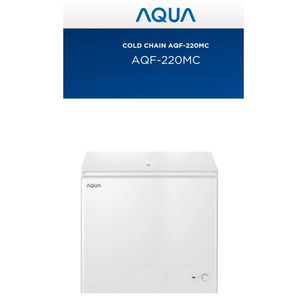 FREEZER BOX AQUA AQF220MC  AQUA BOX CHEST FREEZER 200 LITER