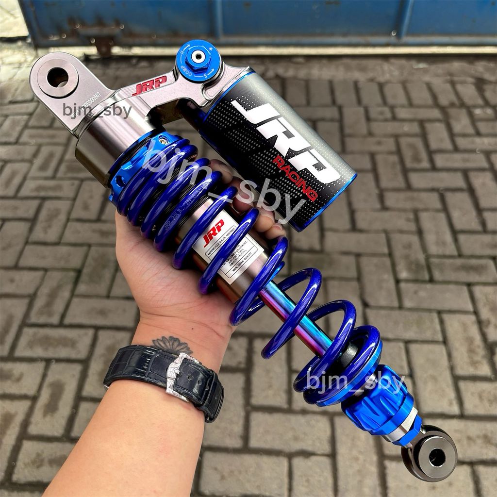 SHOCKBREAKER SHOCK BELAKANG JRP TIPE SEALION CARBON TABUNG ATAS DOUBLE KLIK FUNGSI REBOUND KOMPRESI 