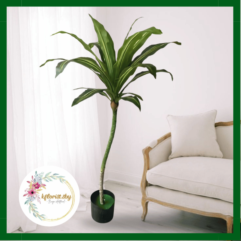 READY [1 MTR] Pohon Pandan Varigata (18 Daun) Artificial/Pohon Artificial/ Dekorasi ruangan pohon hi