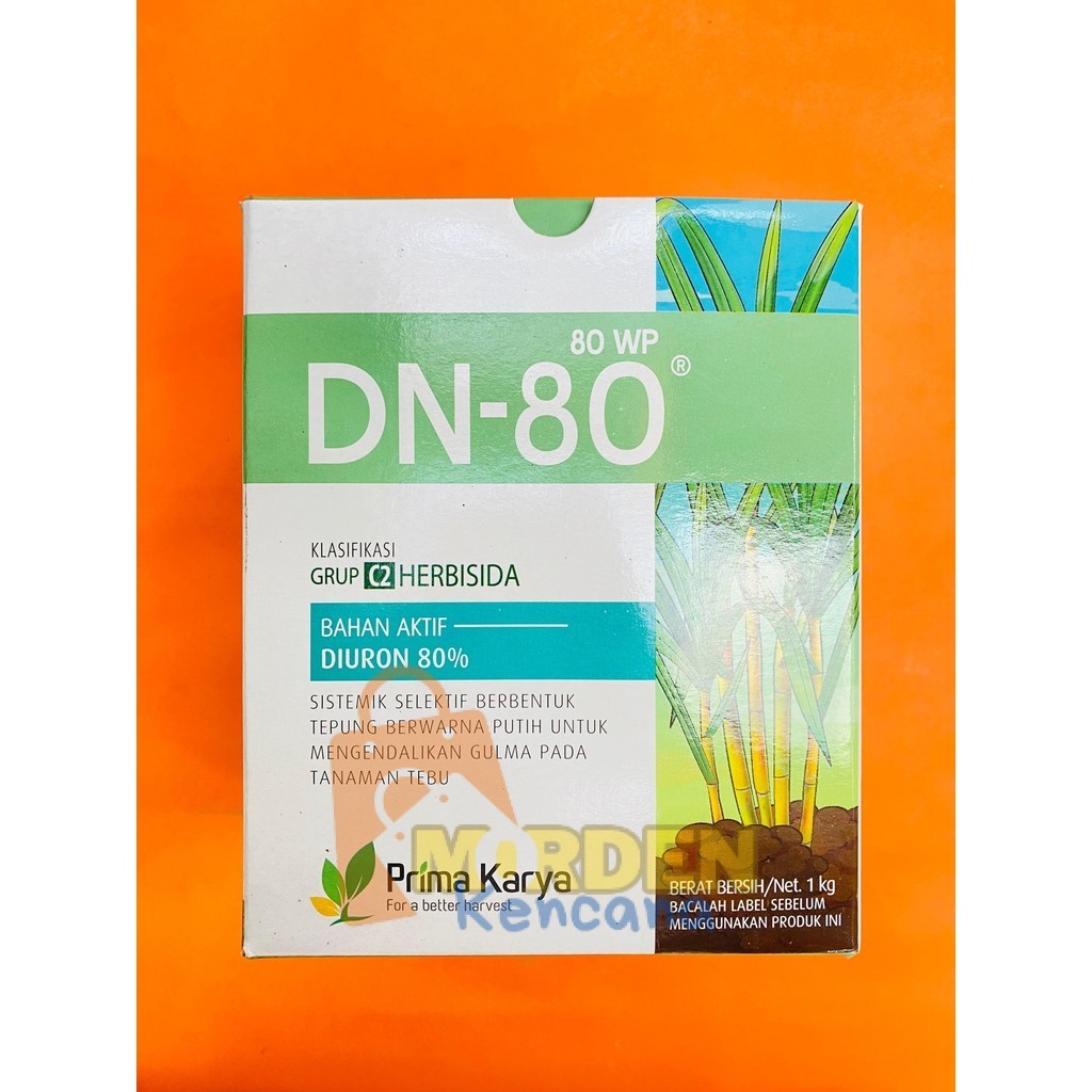 DN-80 80WP Herbisida sistemik selektif isi 1kg pengendali gulma pada tebu nanas singkong dari PRIMA 