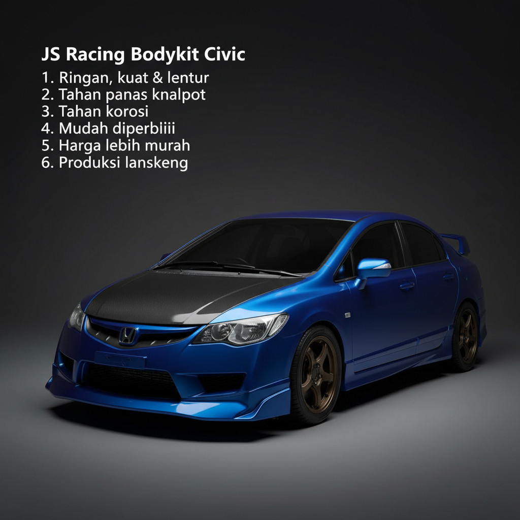 bodikit bodykit hondq civic fd 2006-2011 js racing