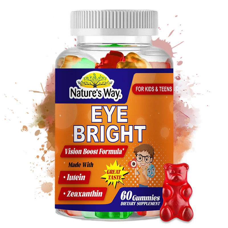 Permen Jeli Lutein untuk Kesehatan Mata Anak dan Remaja dengan Lutein dan Zeaxanthin 60pcs