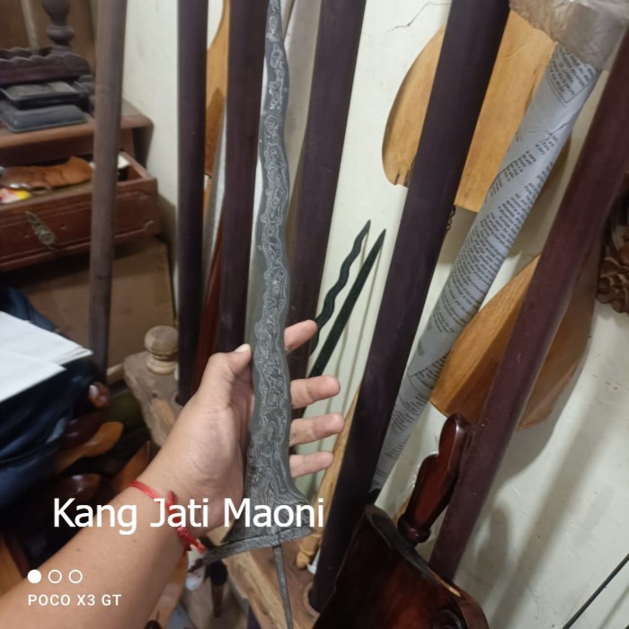 keris carubuk sepuh udan mas tangguh mataram KJM1122