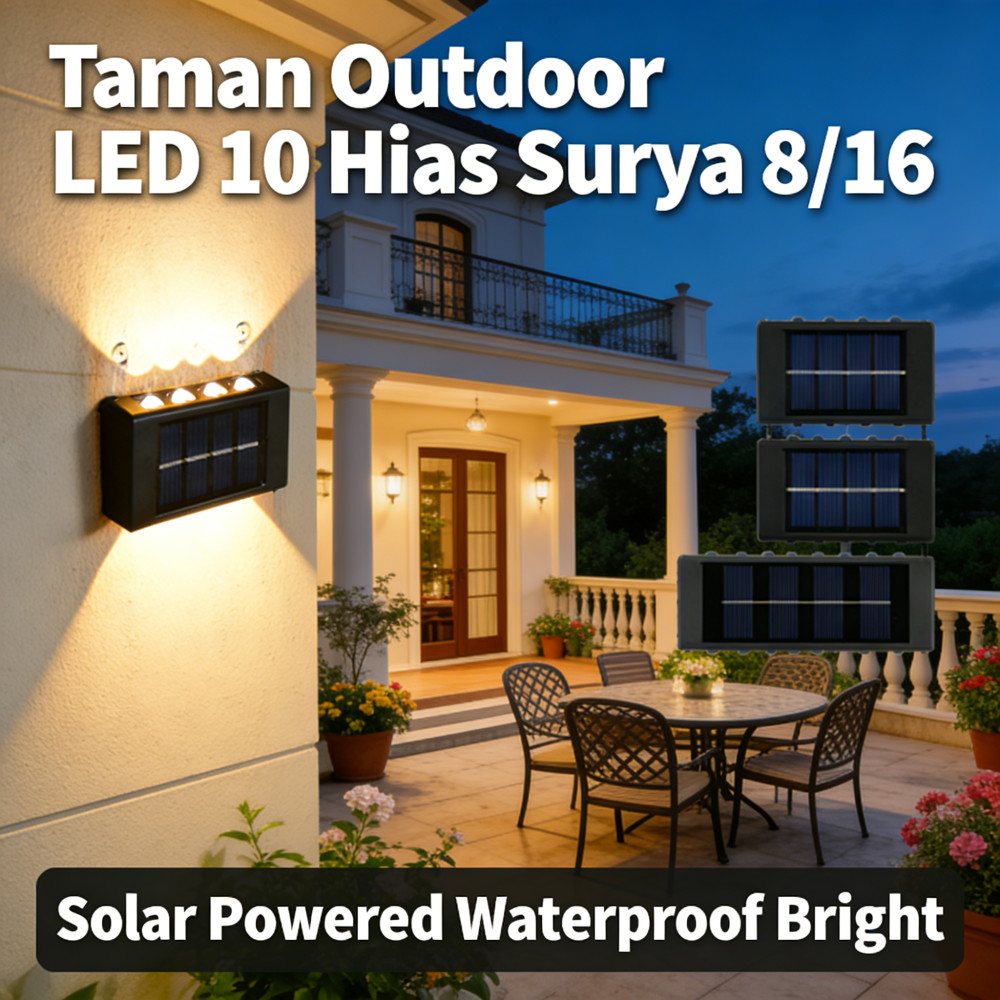 Taman Hias Outdoor LED Surya 16