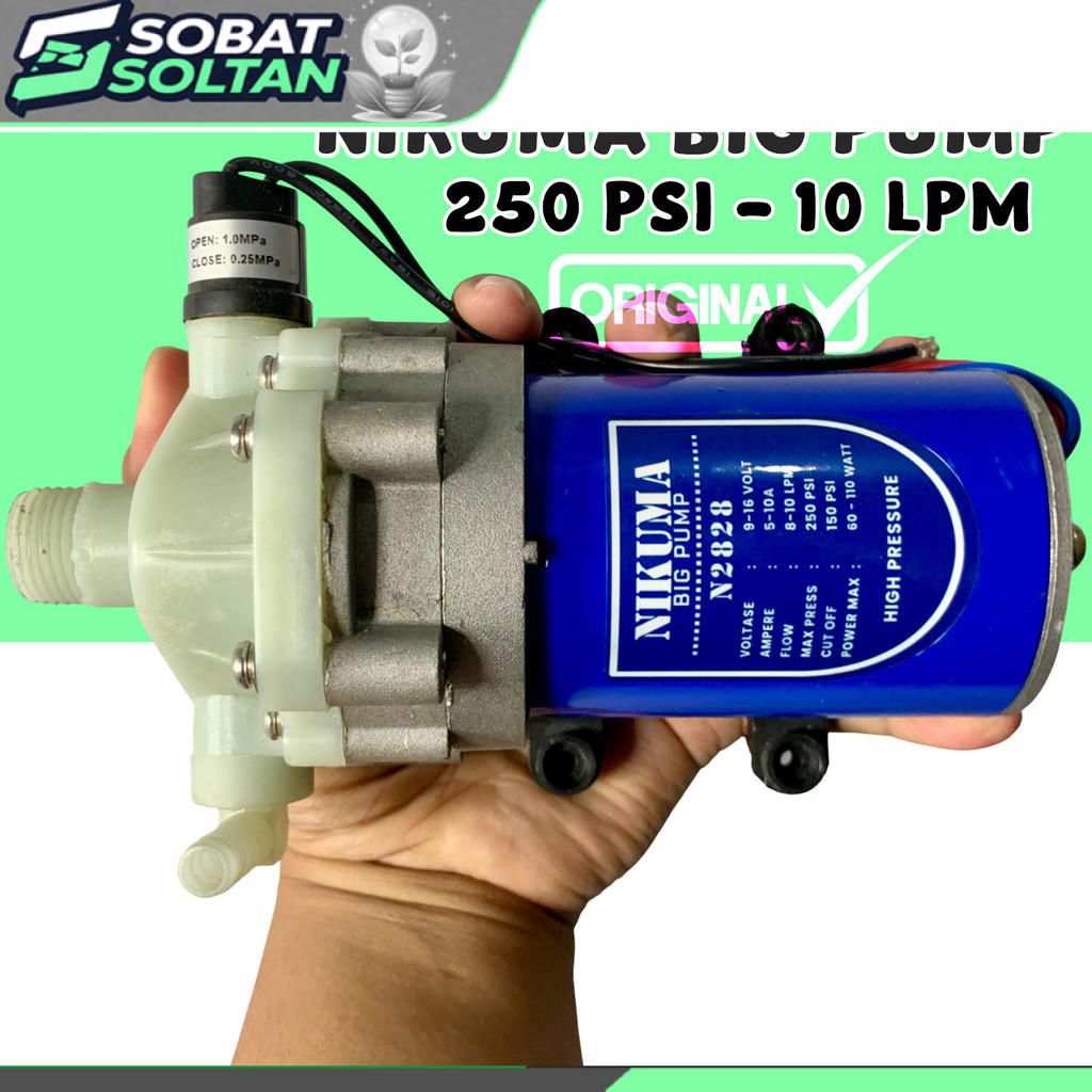 NIKUMA BIG PUMP N2828 - MAKS 250 PSI 10 LPM 110 WATT ORIGINAL