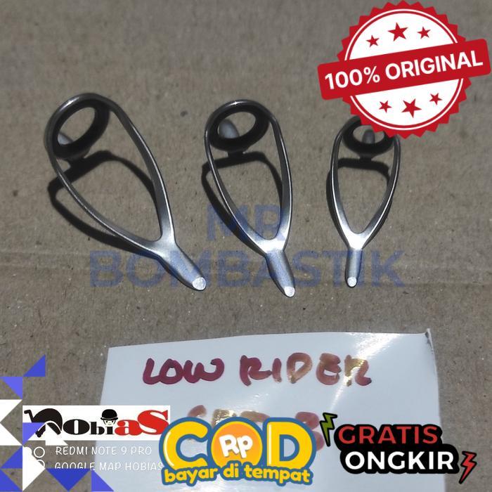 SET RING FUJI .... kolongan joran pancing Ring Guide Fuji LOW RIDER - 3 SET -bomb