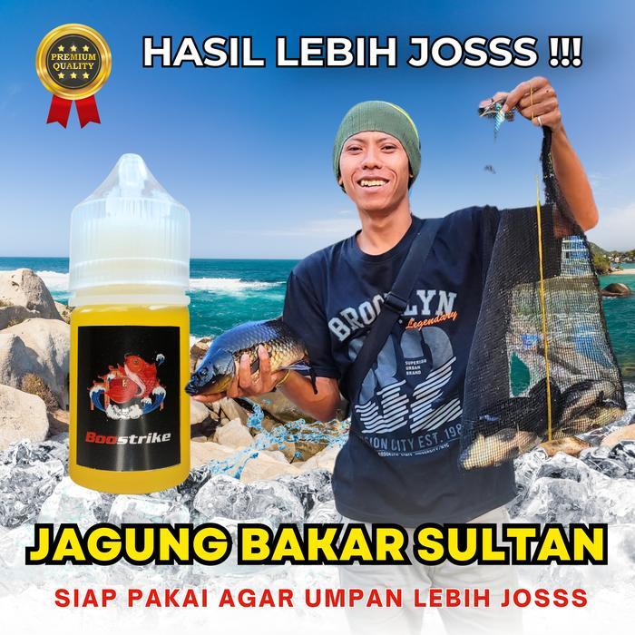 Essen Boostrike Racikan Jagung Bakar Sultan Khusus Mancing Ikan Mas Rame Dan Indukan Isi 30ml