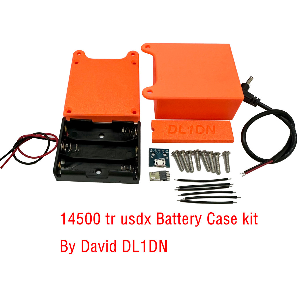tr uSDX usdx transceiver External Battery Case kit By David DL1DN 14500