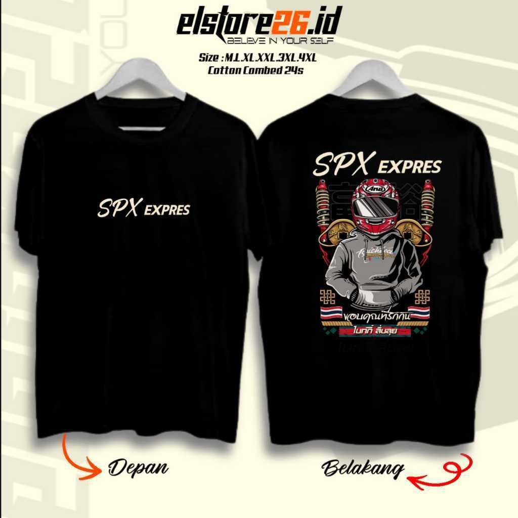 RZ APPAREL Baju Kaos Distro Kurir SPX XPRES VOL 9 | baju Shoppe unisex katun