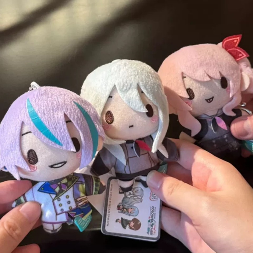 10cm Plush Keyain Project Sekai  Asahina Mafuyu Pjsk Stuffed Plushies Yoisaki Kanade Kawaii Backpack