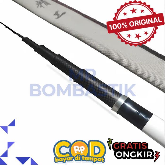 joran pancing tegek  ruas panjang daiwa putih 450. 540 . 630 - 630 -bomb
