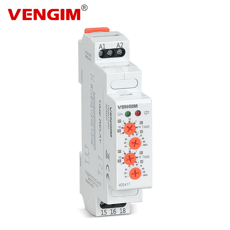 Cyclic Time Relay 220V 24V 12V AC/DC Asymmetrical Flashing Relay between ON and OFF Recycle Timer