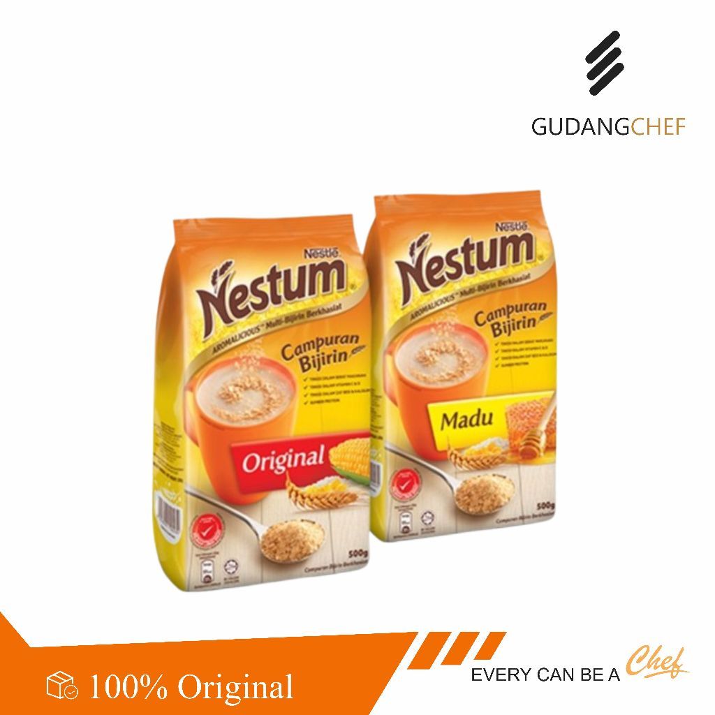 Nestum 450g Original & Madu – Sereal Gandum Instan Sehat, Praktis & Bergizi