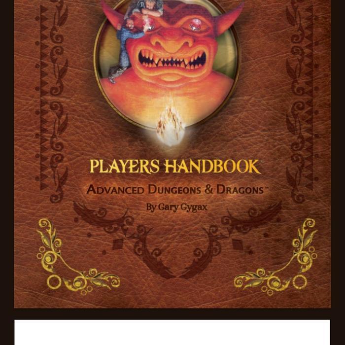 Buku ADVANCED DUNGEONS & DRAGONS Players handbook