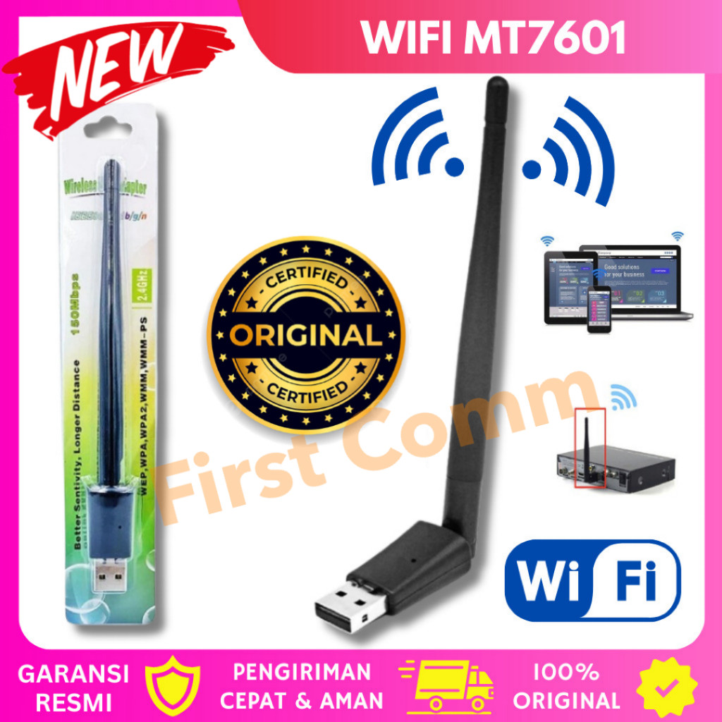 spo_studio USB WiFi Dongle MT7601 Untuk STB DVB T2 PC Laptop Adapter WiFi Wireless