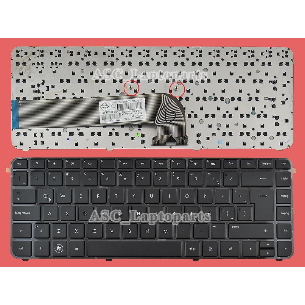 New Latin Spanish Keyboard For HP Pavilion dv4-4262la dv4-4262la dv4-4266la 645595-161 Black Frame B