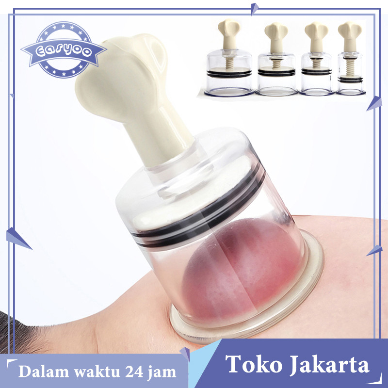 Alat Bekam Kop Angin Vakum Set Bekam Terapi Dengan Twist Pump Kop Angin Alat Bekam Manual