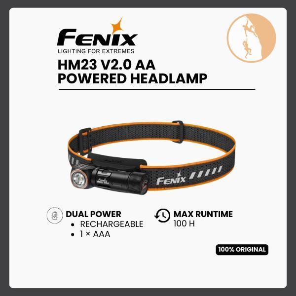 Fenix HM23 V2.0 AA-Powered Headlamp