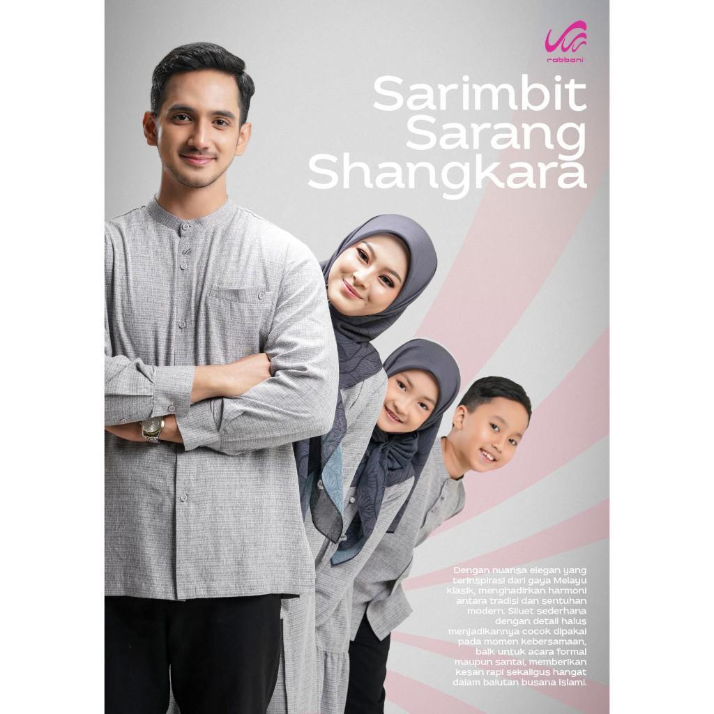 Rabbani ori - Gamis Kemko Anak Sarang Shangkara | Sarimbit keluarga | Sarimbit Couple keluarga | Baj