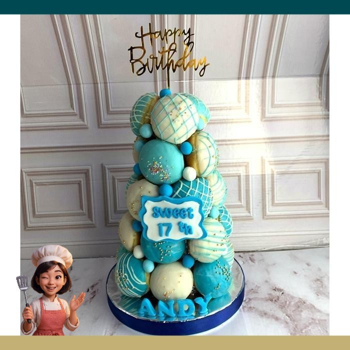 Donat/Donat Tower/Donat Tema Blue/Donat