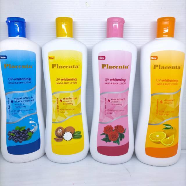 Handbody Placenta 500ml Melembabkan Dan Mencerahkan
