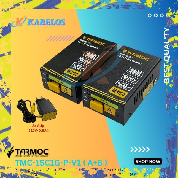 Tarmoc TMC-1SC1G-P | 1 FO 1 LAN Gigabit POE IN 5-24V HTB Mini GS-03A+B - 1SC1G-P-V1 A+B