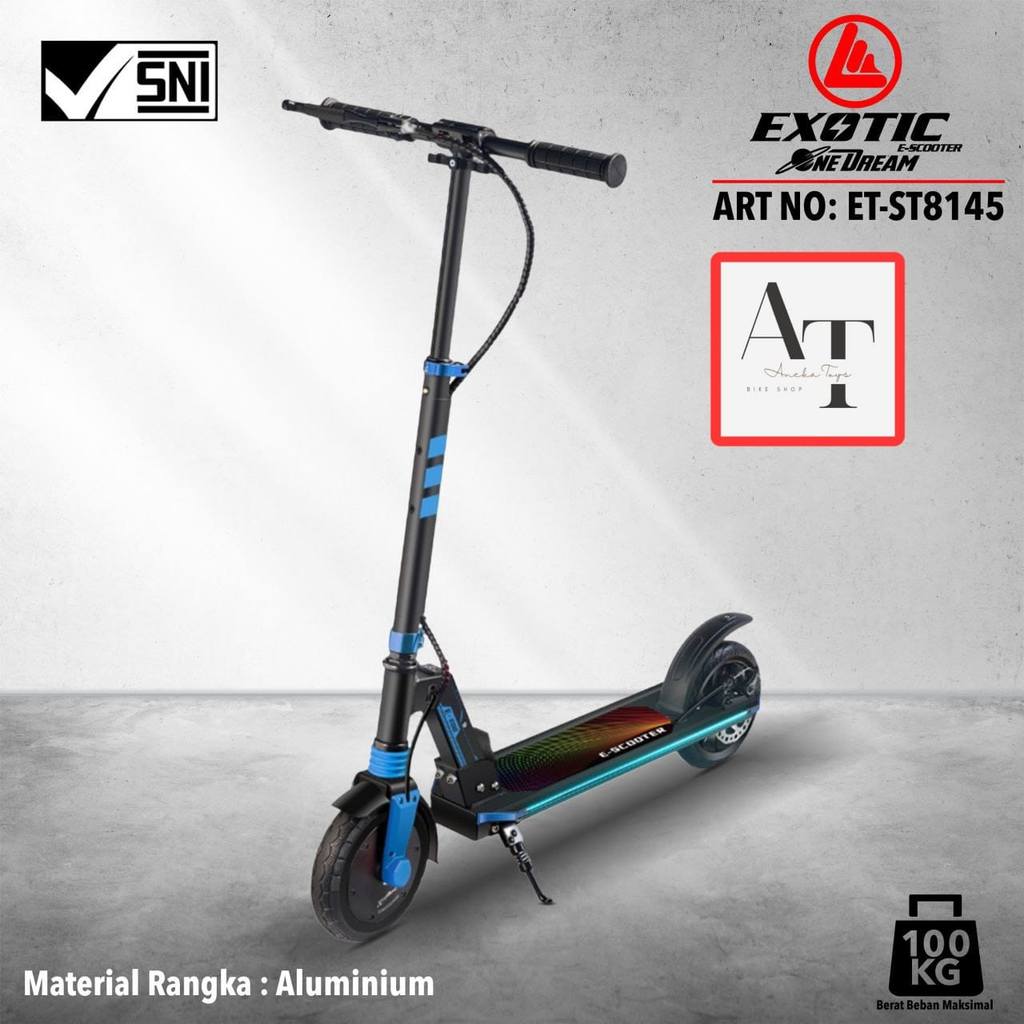 SPESIAL PROMO SALE Skuter Listrik Remaja Dewasa Exotic ST8145 E-Scooter 24V5.2Ah