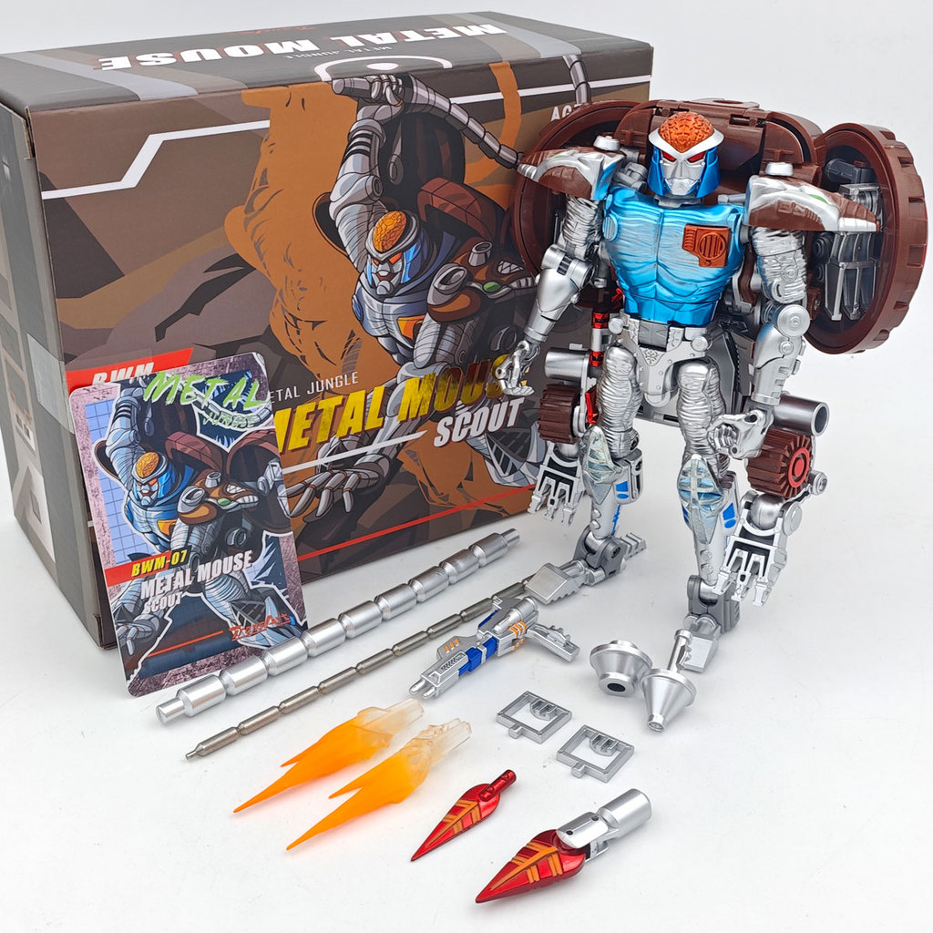 TransArt Toys TA BWM-07  TA METAL Rattrap Beast Wars BW Transformation Action Figure