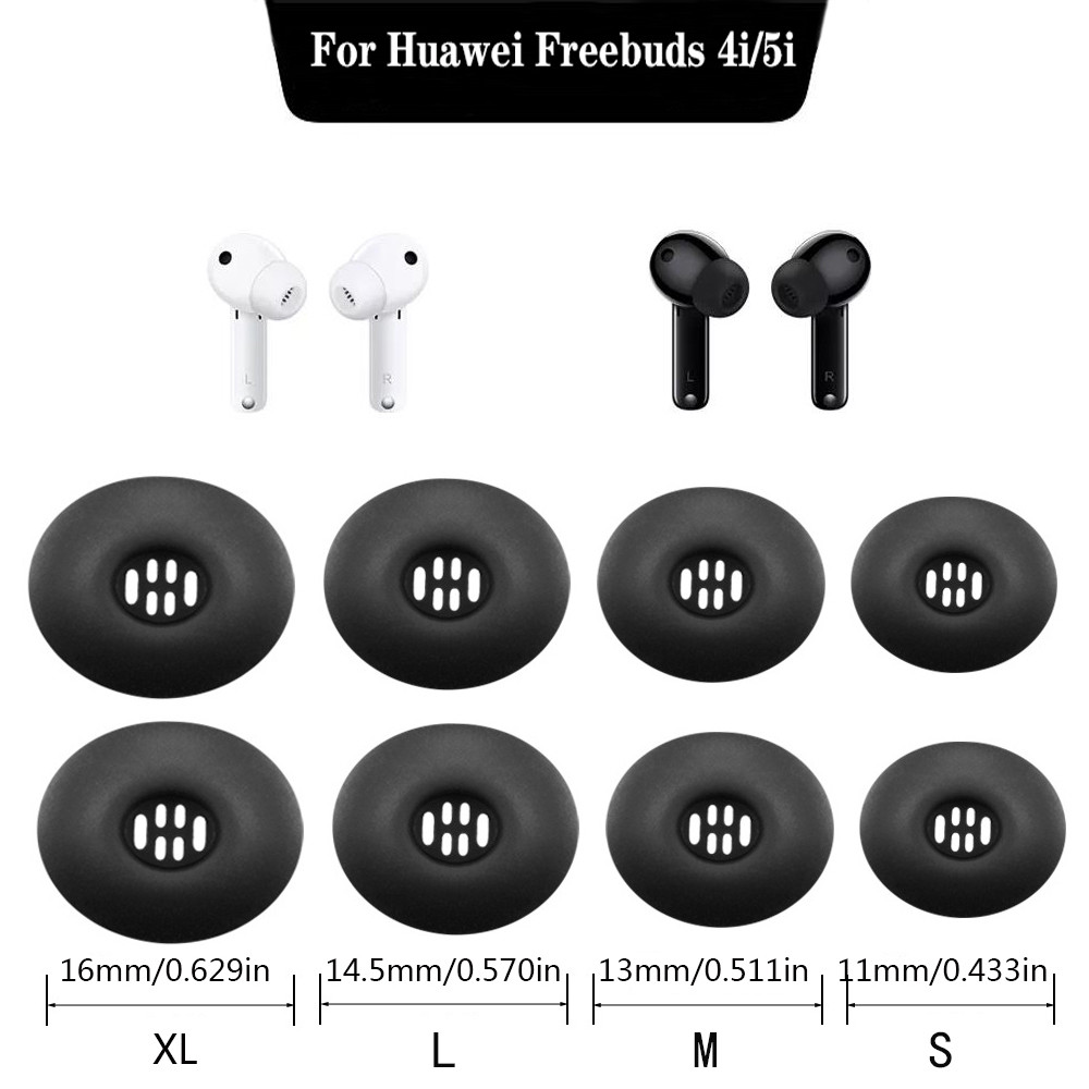 Eartips Earphone Silicone Case For Huawei Freebuds 4i/5i Covers Rubber Ear Pads Caps Cushion Eartips
