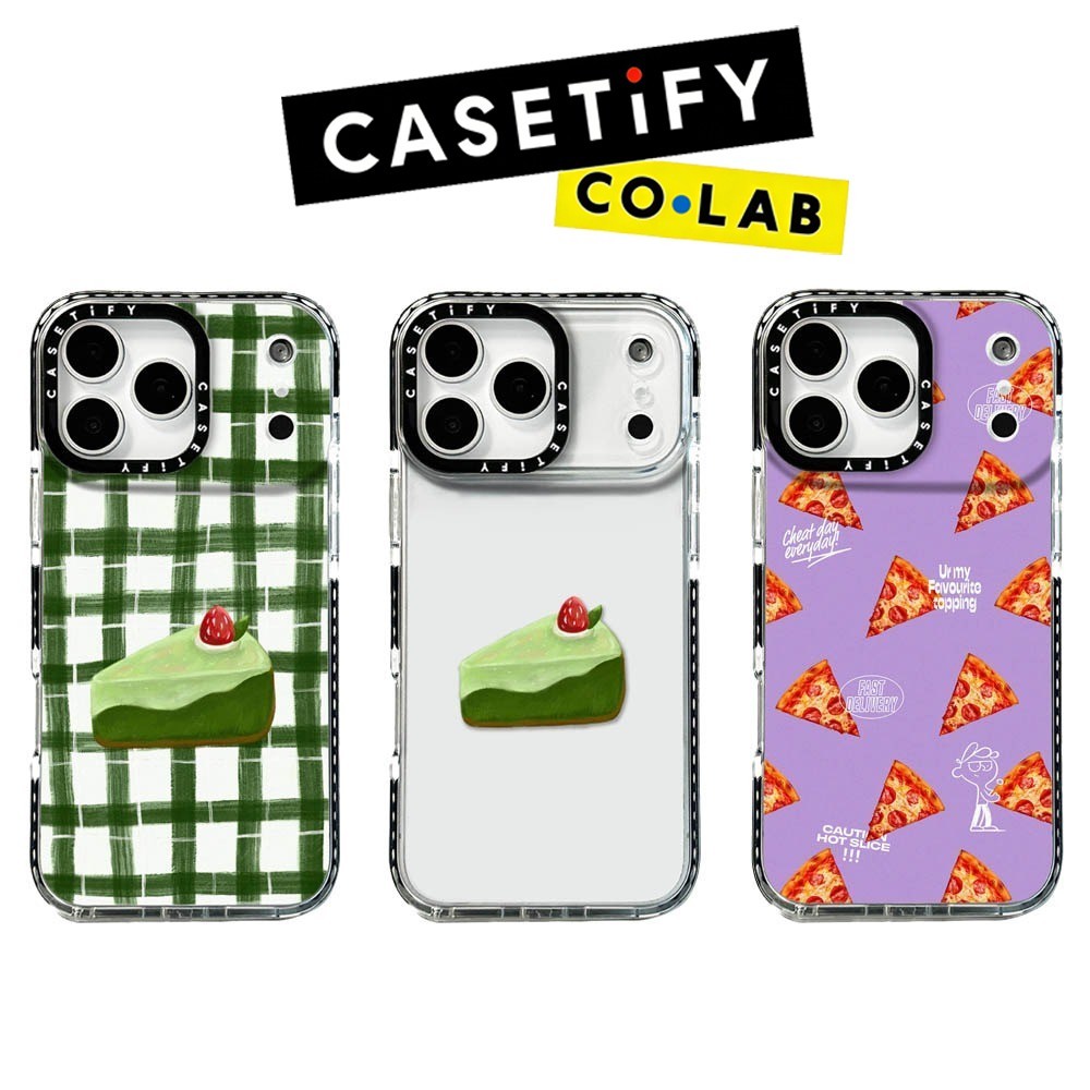 Original CASETiFY Matcha Cake Phone Case for IPhone 17ProMax 16ProMax 16pro 16 12 13 15Pro 15ProMax 