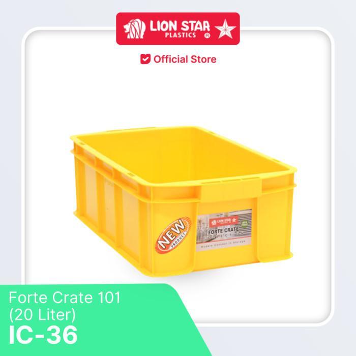 LION STAR Penyimpanan Keranjang Forte Crate 101 (20 Liter) Krat Plastik IC-36