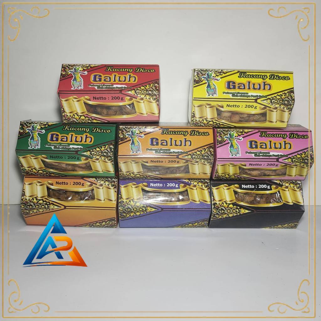 Kacang Goreng Tepung Galuh Box 200g Rasa Pizza Oleh Oleh Bali