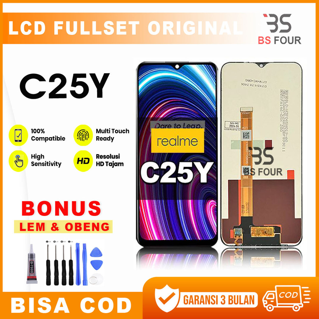 LCD Realme C25Y Original fullset Touchscreen ori